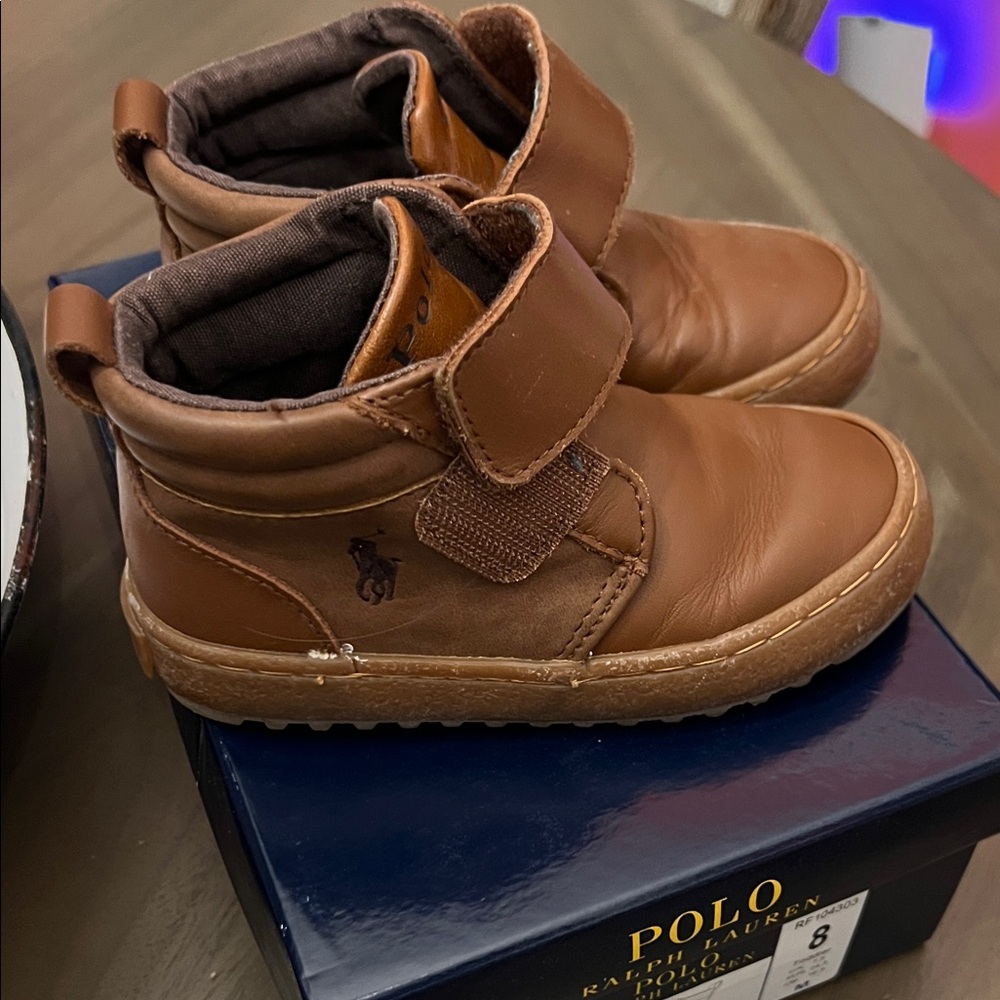 Polo Ralph Lauren Toddler Boy Boots - Camdyn EZ - size 8 - Picture 3 of 7